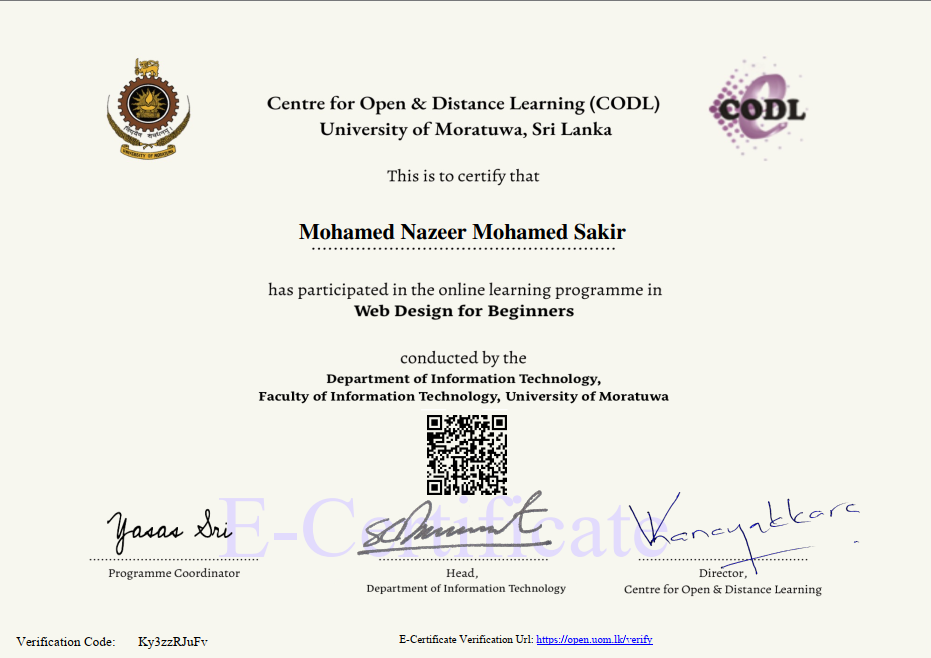 SQL Certification